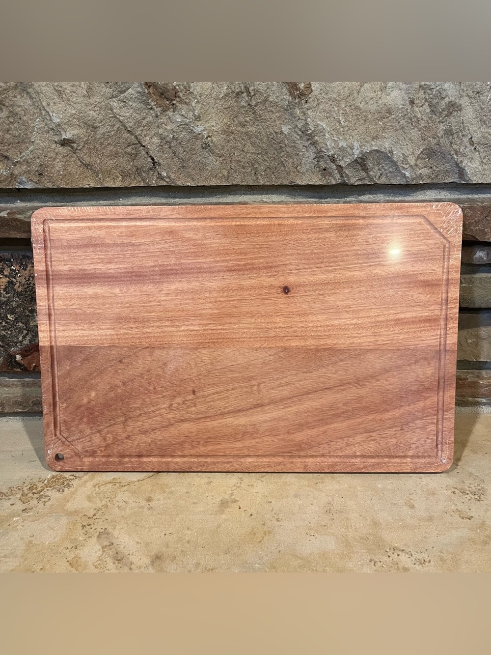 Lightweight Wood Serving Tray or Cutting Board 16.5" x 10.5"